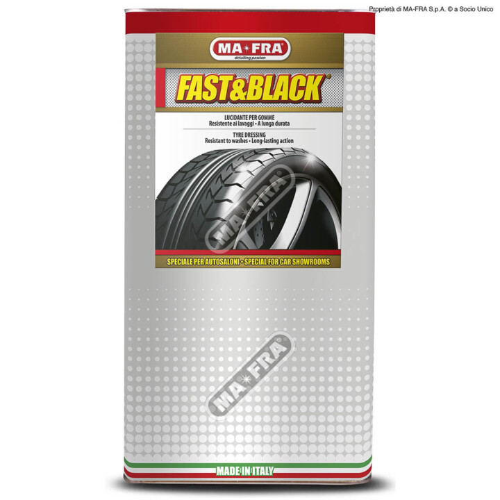 Fast & Black Liquido - Вакса за гуми и пластмаса 4500мл