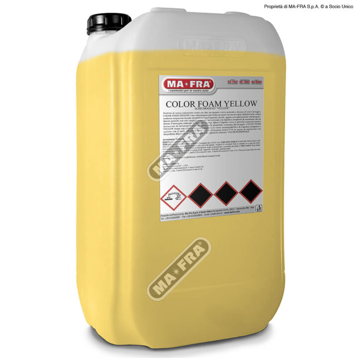 Цветна жълта пяна Color Foam Yellow 25 кг MA-FRA