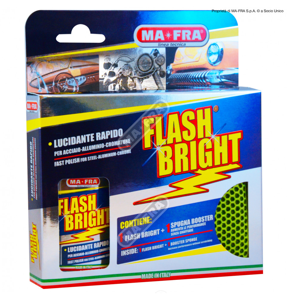 Flash Bright Kit - Polish for steel and chrome