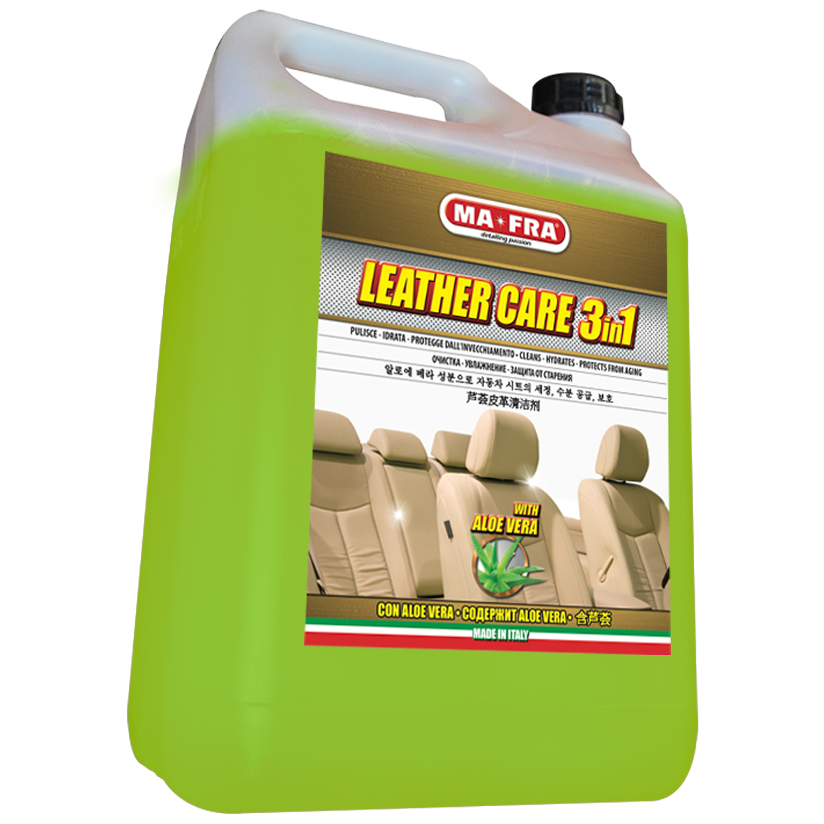 3in1 Leather - Почиства, хидратира, защитава кожа 4500мл